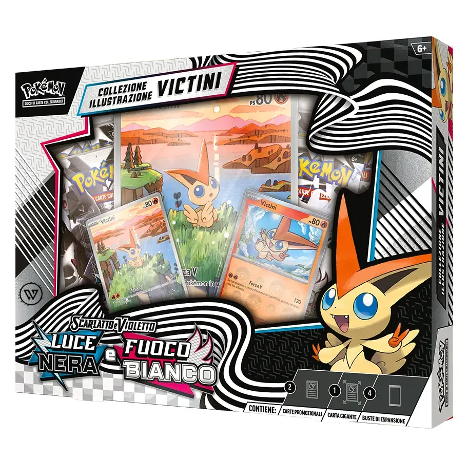 POKEMON COLLEZIONE ILLUSTRAZIONE VICTINI ITA