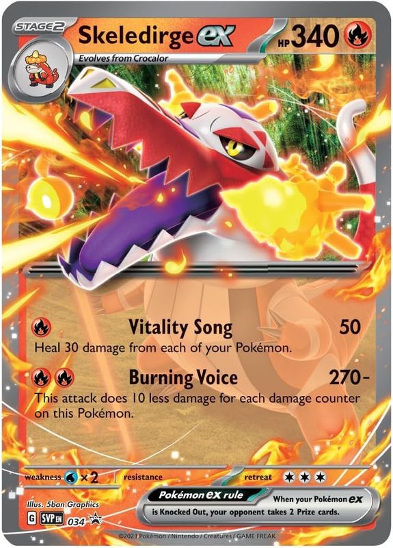 POKEMON TIN DA COLLEZIONE DI SKELEDIRGE EX ITA