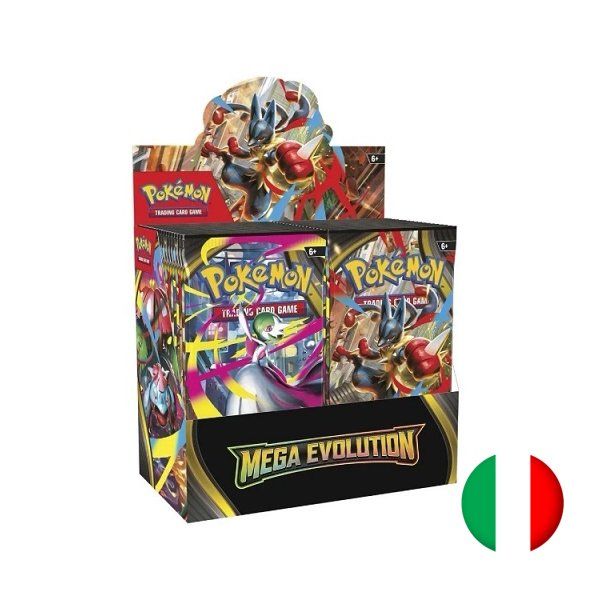 (PRE-ORDER)-POKEMON M1 MEGAEVOLUZIONE DISPLAY 36 BUSTE 10 CARTE ITA