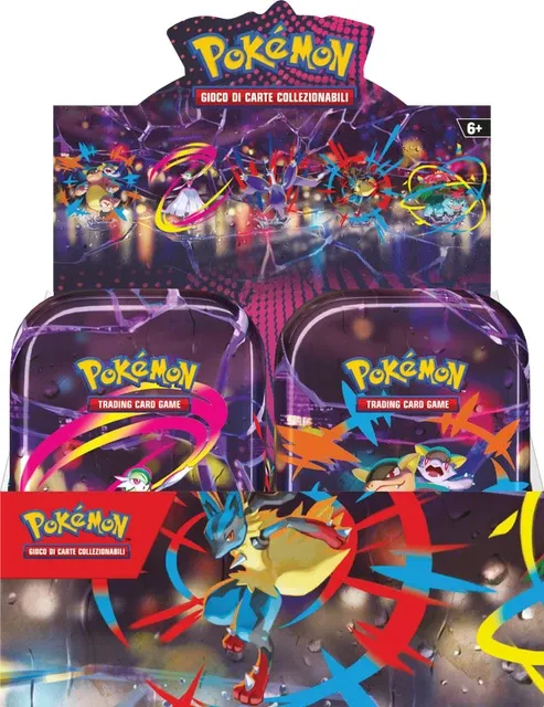 (PRE-ORDER)-POKEMON MINI TIN DA COLLEZIONE MEGAEROI ITA