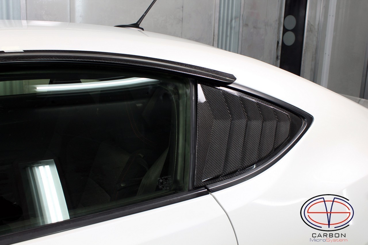 Rear Lower Quarter Window panel from Сarbon fiber for Toyota GT86, Subaru BRZ, Scion FR-S