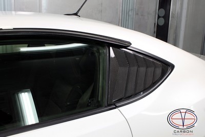 Rear Lower Quarter Window panel from Сarbon fiber for Toyota GT86, Subaru BRZ, Scion FR-S