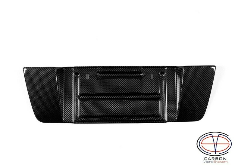 Short number plate panel surround from Carbon Fiber for Lexus is200, is300