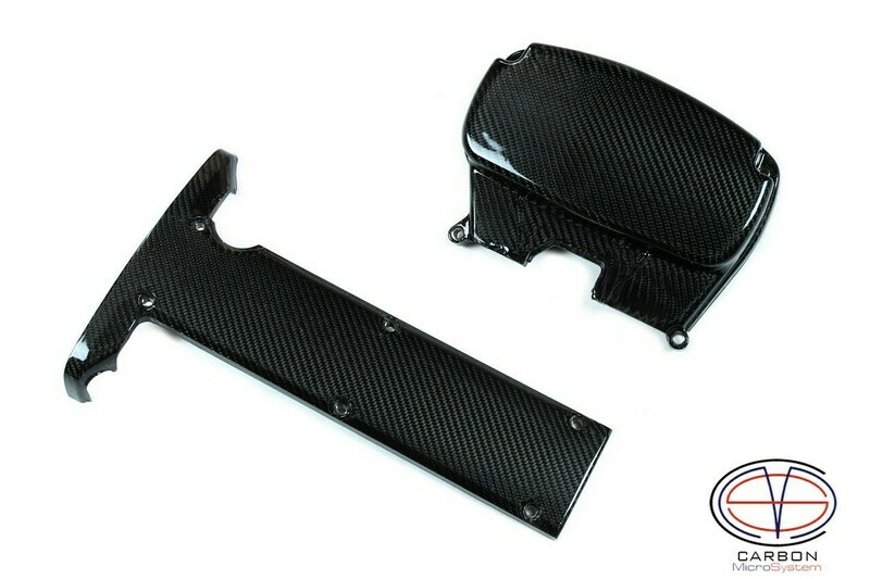 Timing belt cover and spark plug cover from Carbon Fiber for 4A-GE engine (Gen4-5)