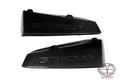 Riser blocks with GT-FOUR markers from Carbon Fiber for Toyota Celica st205 spoiler