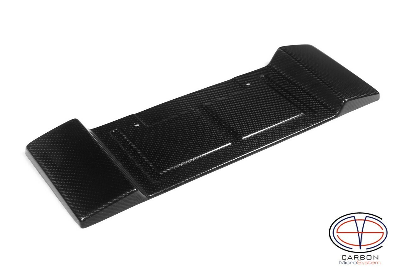 Short number plate panel surround from Carbon Fiber for Celica T23