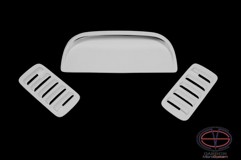 2 Inserts and Hood Scoop from Fiberglass for TOYOTA Celica  ST185 GT4