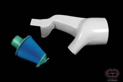 Cold air intake from fiberglass + Filter for engine 4A-GE - TOYOTA Levin/Trueno AE110, AE111