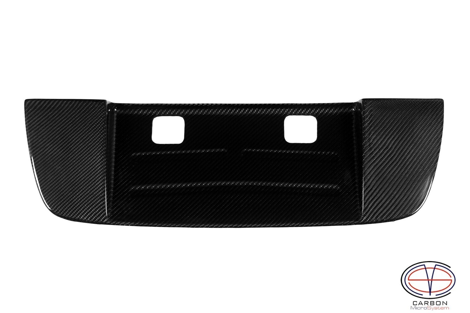Short number plate panel surround from Carbon Fiber for Lexus GS300, Aristo jzs161