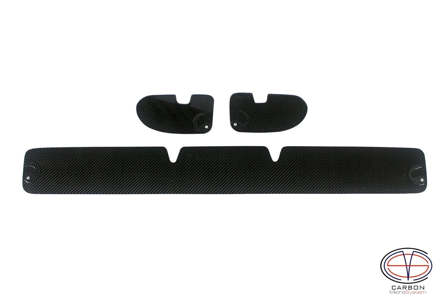 Carbon fiber Covers for lower CS bumper holes