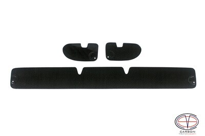 Covers for lower CS bumper holes from Carbon fiber