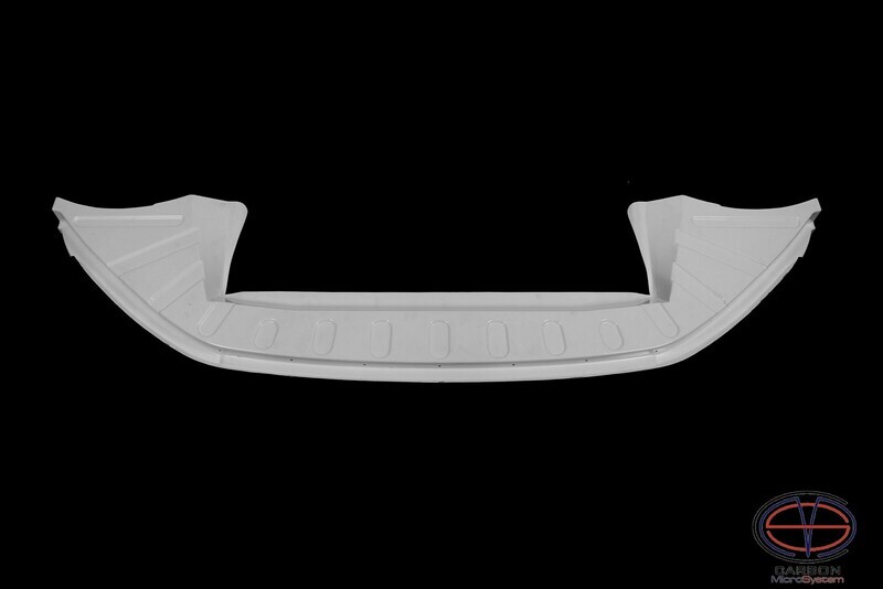 Bottom protection for bumper for VW Polo GTI R5 from fiberglass