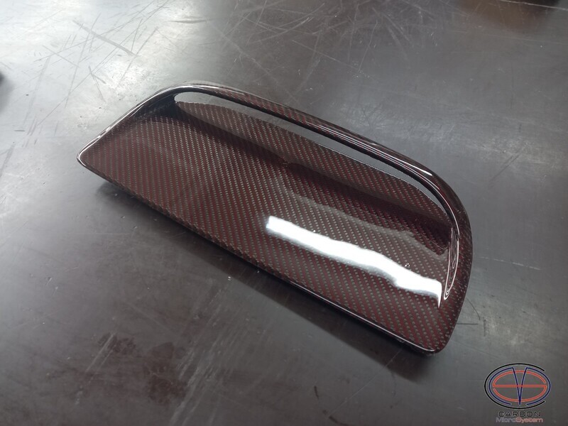 Manufacturing defect - NO RETURN - Hood Scoop from Red Carbon Fiber for TOYOTA Celica  ST185 GT4