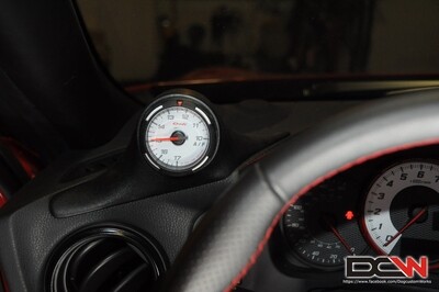 Gauge Pod (LHD) from Fiberglass (Single 60mm) for Toyota Gt86, Subaru BRZ, Scion FR-S