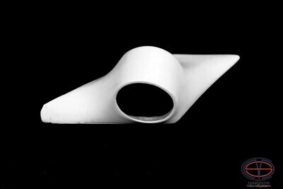 Gauge Pod (LHD) from Fiberglass (Single 60mm) for Toyota Gt86, Subaru BRZ, Scion FR-S