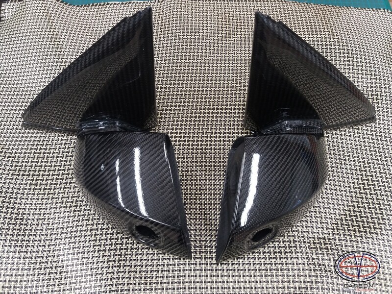 Mirrors from Carbon Fiber for Škoda FABIA Rally2