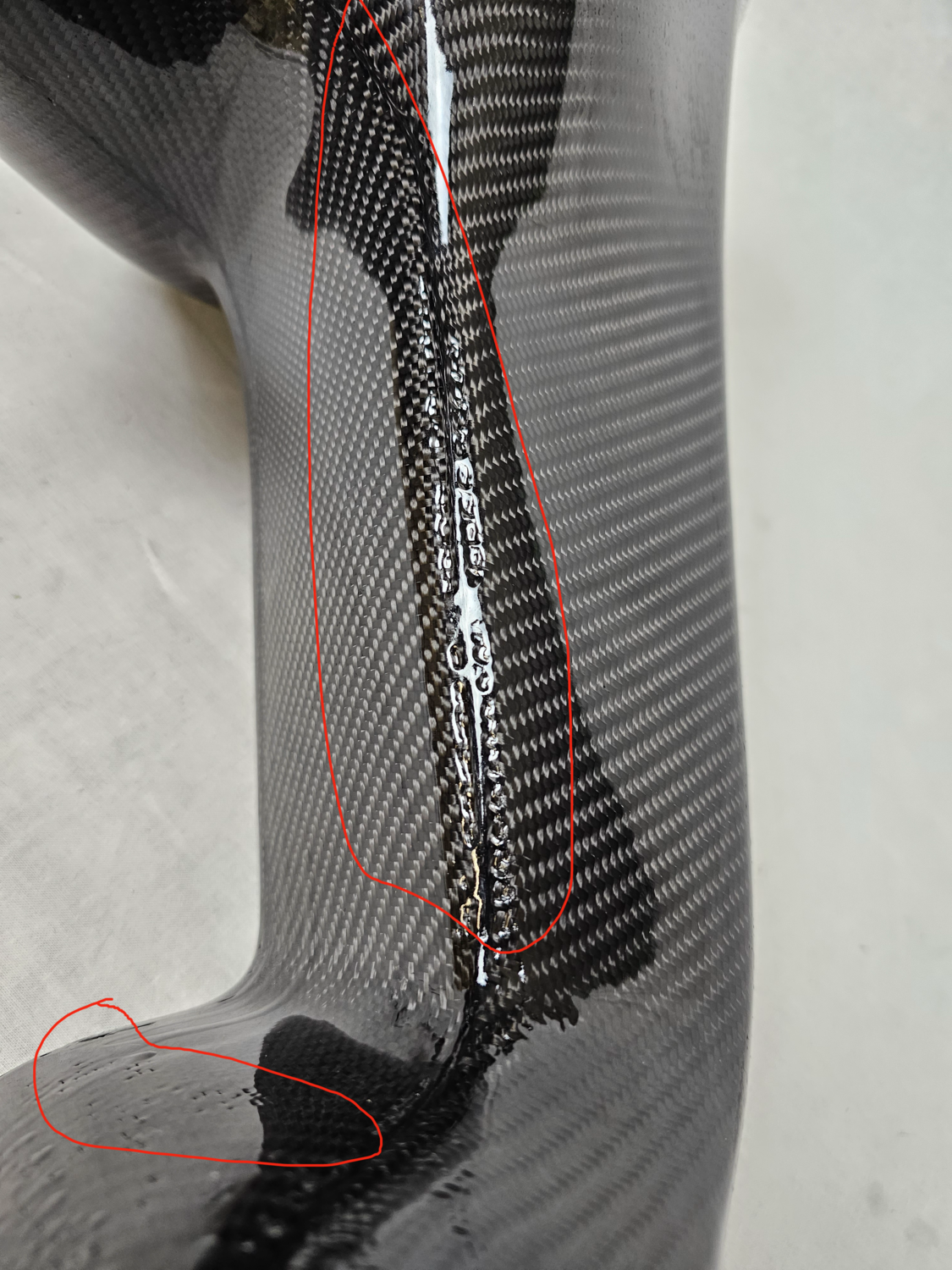 Manufacturing defect - NO RETURN - Cold air intake from Carbon Fiber + Filter for engine 4A-GE - TOYOTA Levin/Trueno AE110, AE111