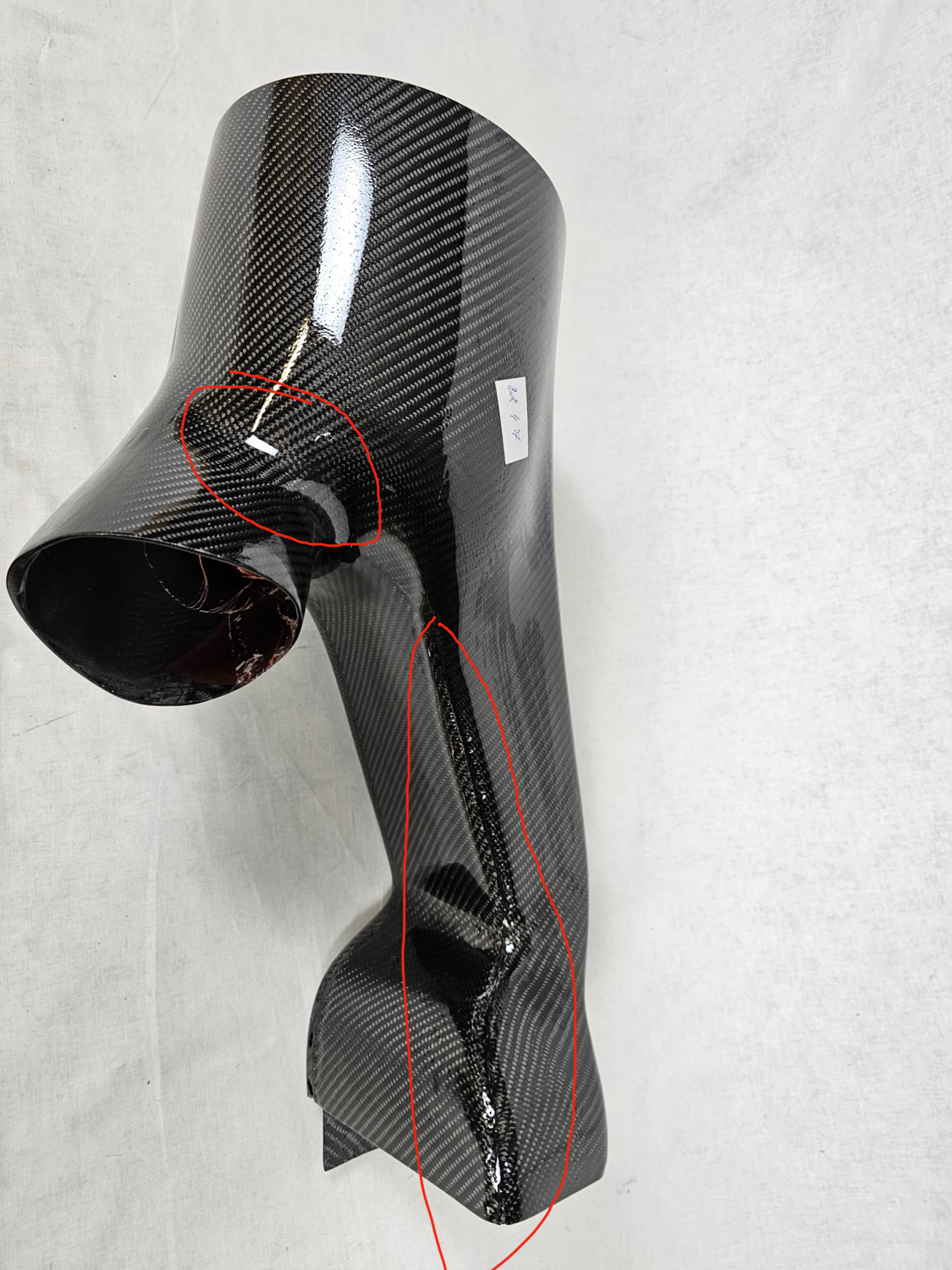 Manufacturing defect - NO RETURN - Cold air intake from Carbon Fiber + Filter for engine 4A-GE - TOYOTA Levin/Trueno AE110, AE111 Manufacturing defect - NO RETURN - Cold air intake from Carbon Fiber + Filter for engine 4A-GE - TOYOTA Levin/Trueno AE110, AE111