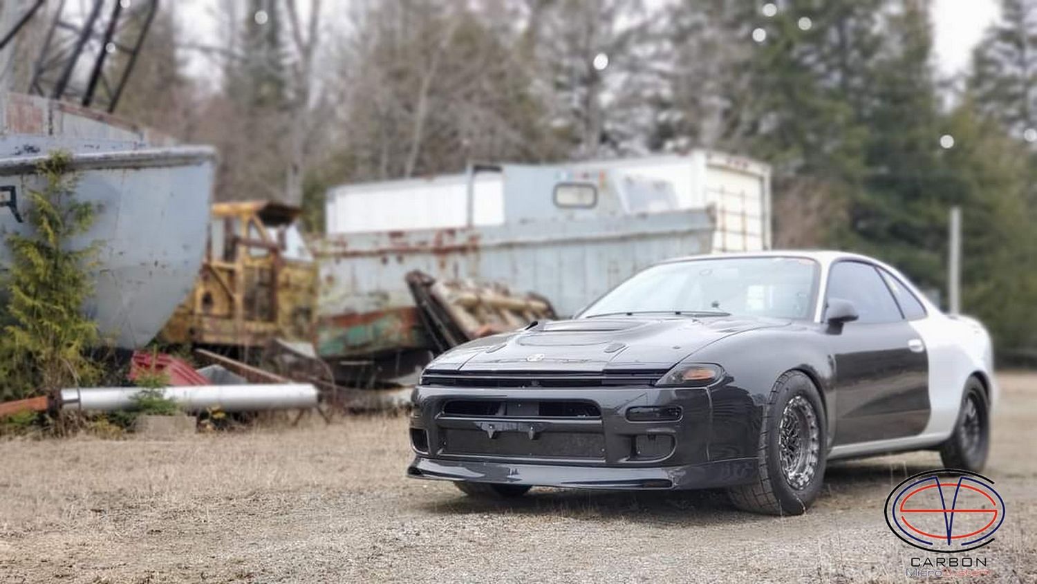 Front bumper for Toyota Celica ST18 from Carbon Fiber