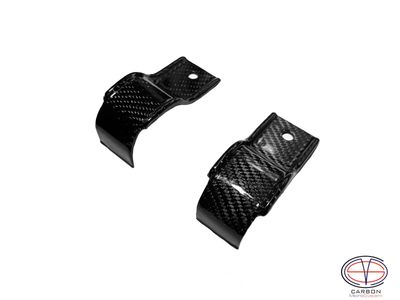 Radiator bracket covers from Carbon fiber