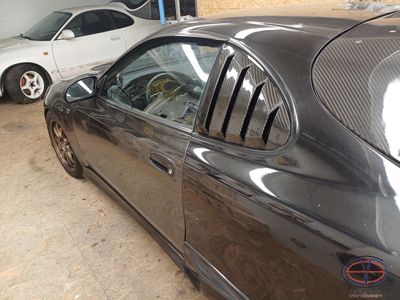 Rear Lower Quarter Window panel from Сarbon fiber for Toyota Celica st18
