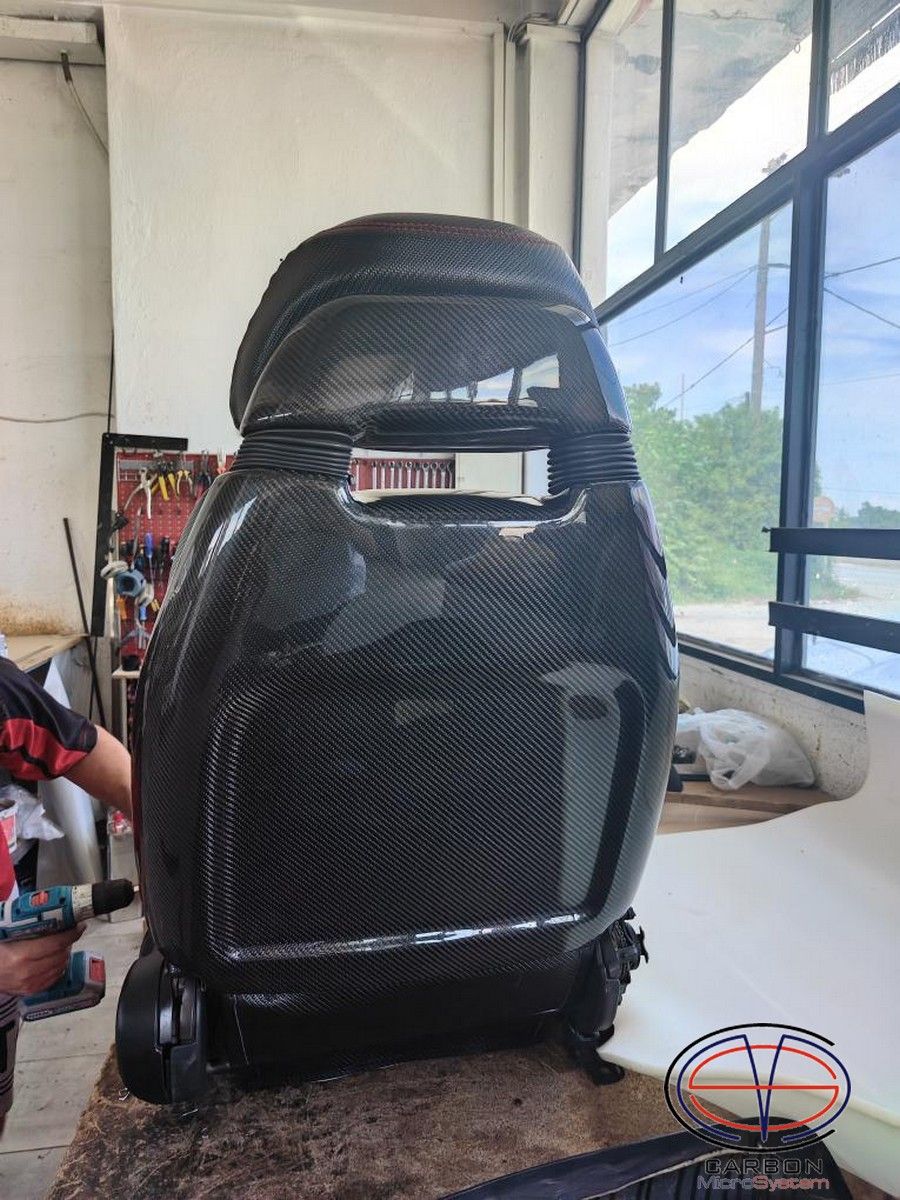 Front seat back covers from Carbon Fiber for TOYOTA Celica  ST18