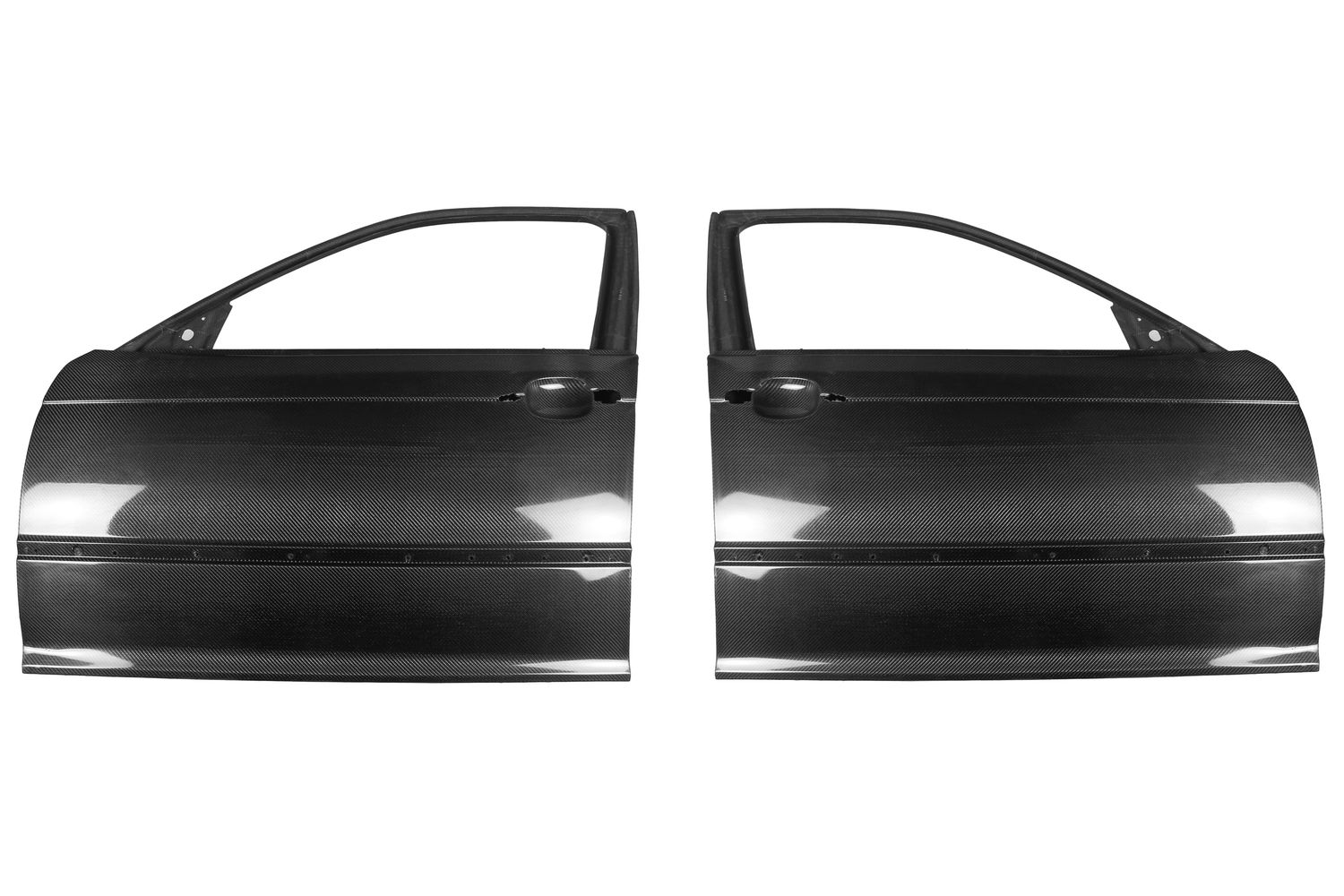 Front Doors for BMW 3series E46 sedan, touring from Carbon Fiber