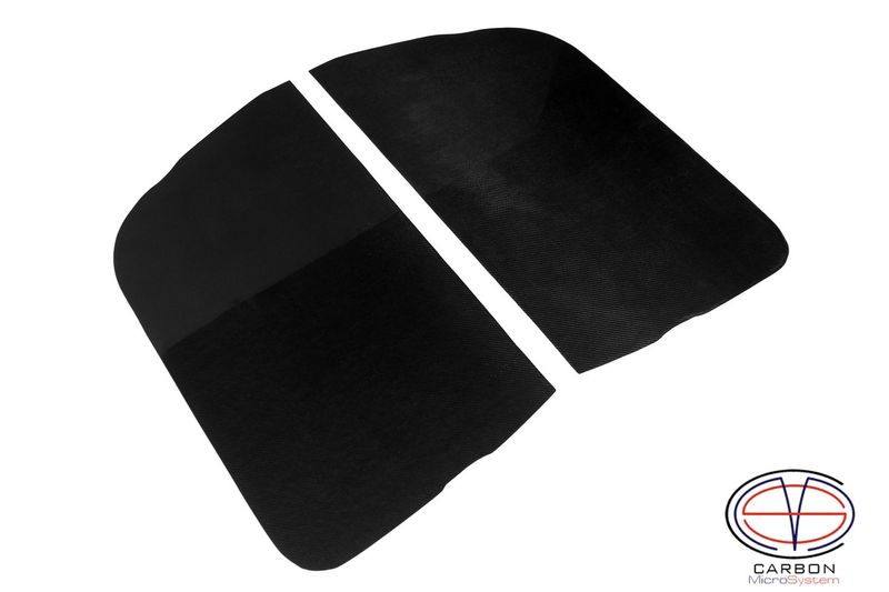 Front Door cards (flat) for BMW E46 Sedan/Touring from Carbon Fiber