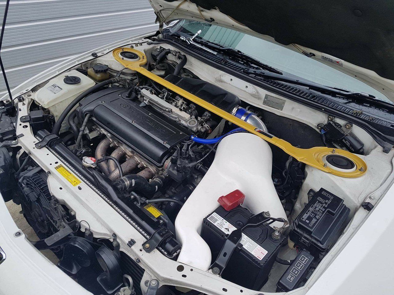 Cold air intake + Filter for engine 4A-GE