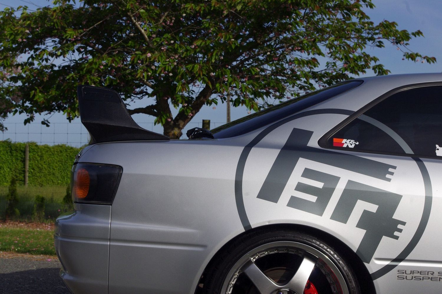 TRD spoiler from carbon fiber for TOYOTA Levin/Trueno AE111
