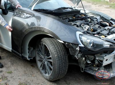 Front fenders for Toyota Gt86, Subaru BRZ, Scion FR-S from Carbon Fiber