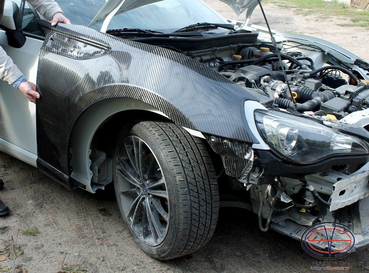 Front fenders for Toyota Gt86, Subaru BRZ, Scion FR-S from Carbon Fiber
