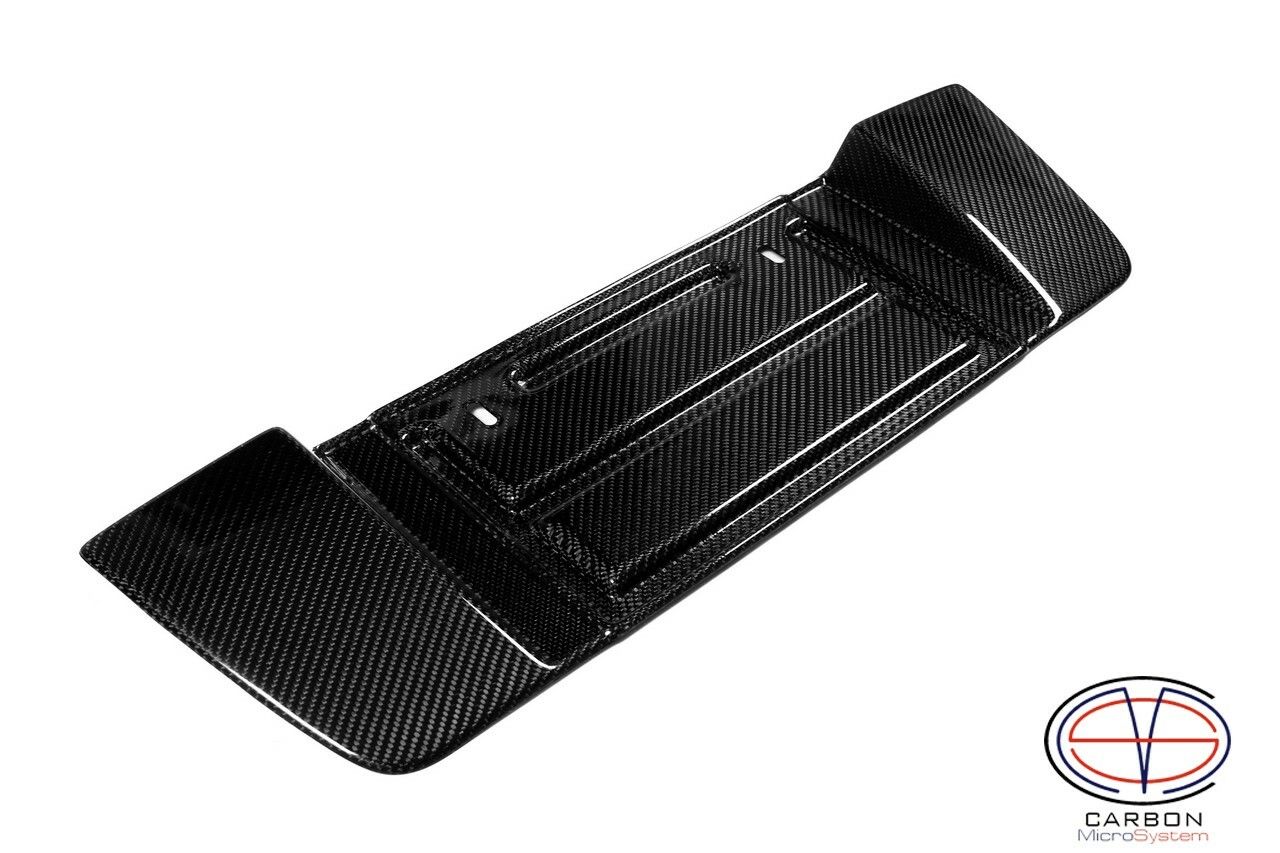 Short number plate panel surround from Carbon Fiber for Lexus is200, is300, Altezza