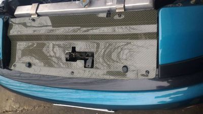 Radiator cooling panel from Color Carbon Fiber and Kevlar for TOYOTA Celica ST 182, ST 183, ST 185 GT4