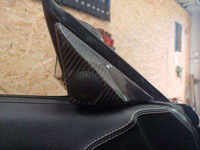 Doors Speaker Covers from Carbon fiber for Toyota Celica ST18