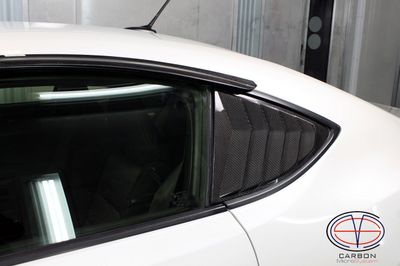 Rear Lower Quarter Window panel from Сarbon fiber for Toyota GT86, Subaru BRZ, Scion FR-S