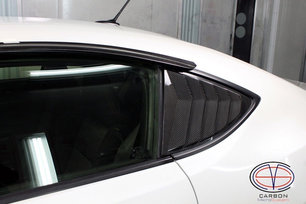 Rear Lower Quarter Window panel from Сarbon fiber for Toyota GT86, Subaru BRZ, Scion FR-S