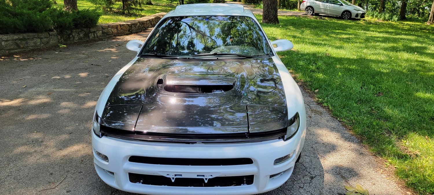 Hood CS from Carbon Fiber for TOYOTA Celica  St18