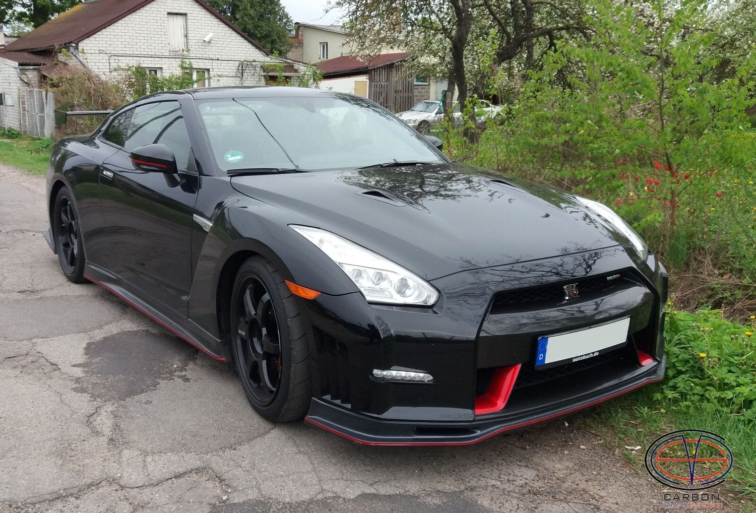 Front lip for Nissan GTR R35 Nismo style from Carbon Fiber