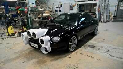 TTE rally light pods from Fiberglass for TOYOTA Celica ST205 GT4