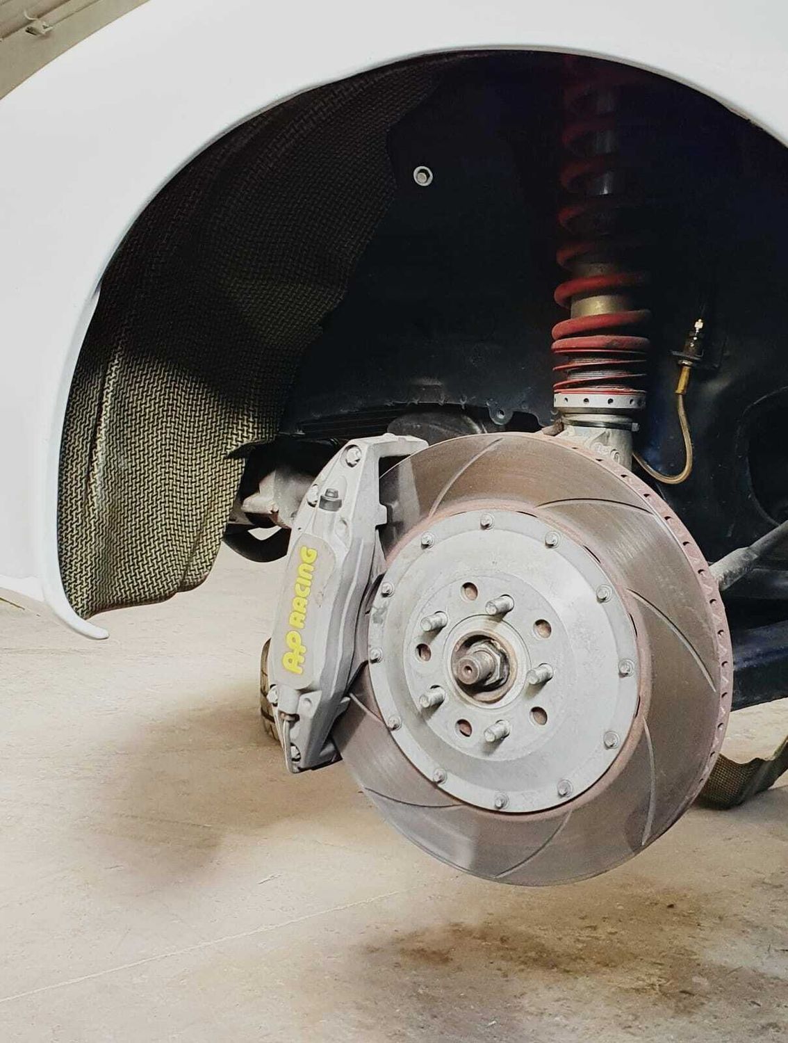 Inner fender liner (wide) for Toyota Celica ST18 from Kevlar and Carbon Fiber