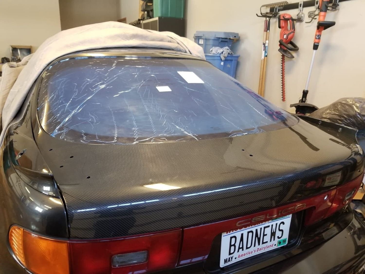 Rear Hatch from Carbon Fiber for TOYOTA Celica  St18