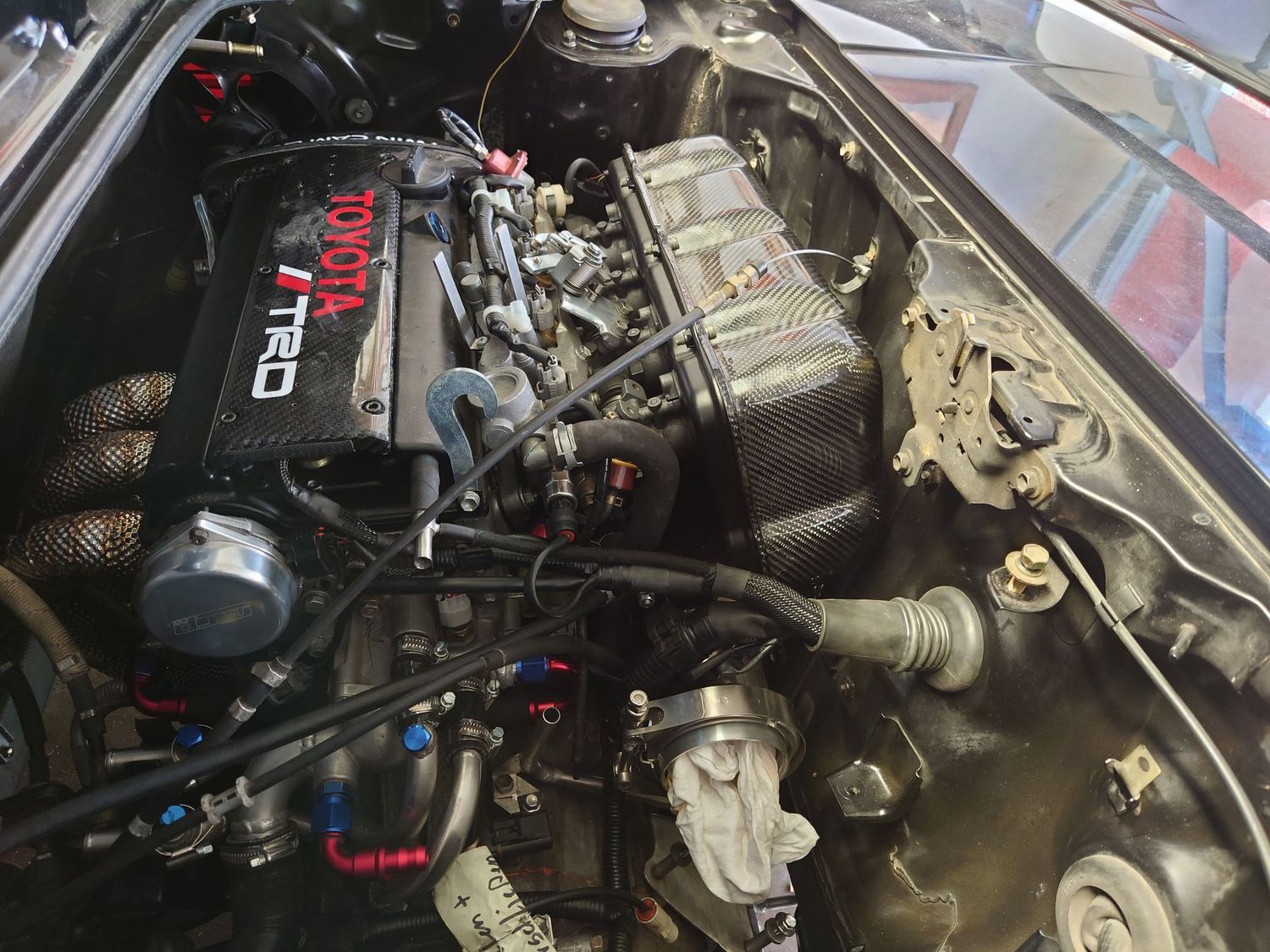 Carbon fiber 4a-ge Intake Air Surge Tank (modified)