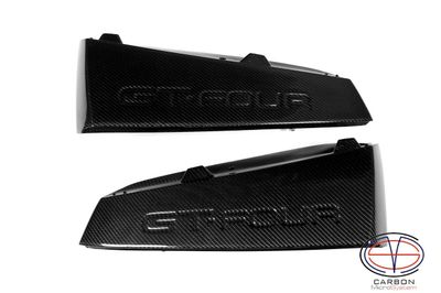 Riser blocks with GT-FOUR markers from Carbon Fiber for Toyota Celica st205 spoiler