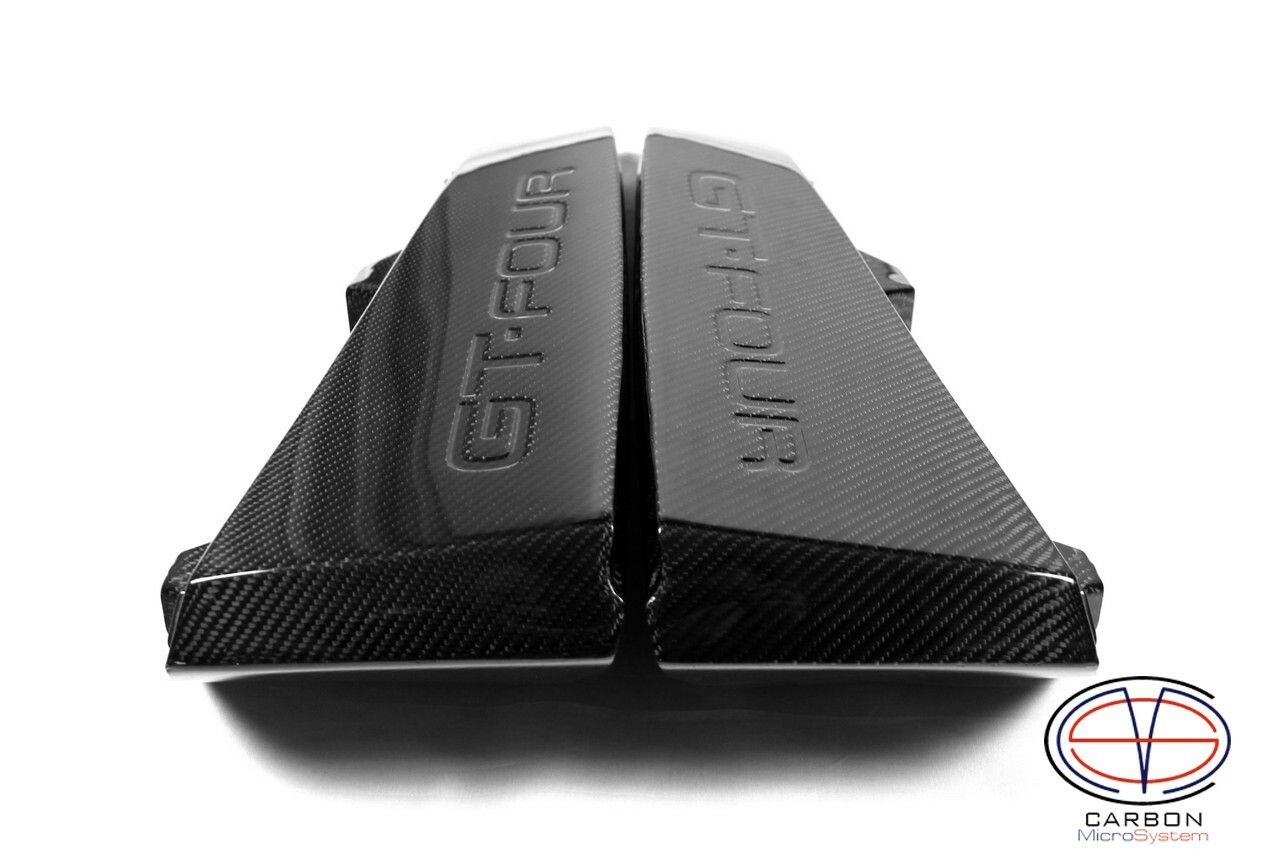 Riser blocks with GT-FOUR markers from Carbon Fiber for Toyota Celica st205 spoiler