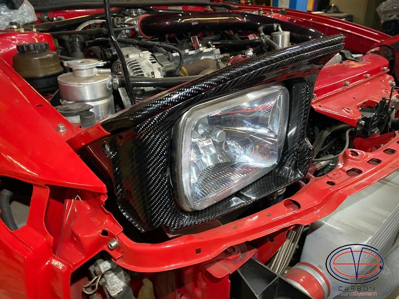 Headlight Door / Surround from Carbon Fiber for TOYOTA Celica  ST18 GT4