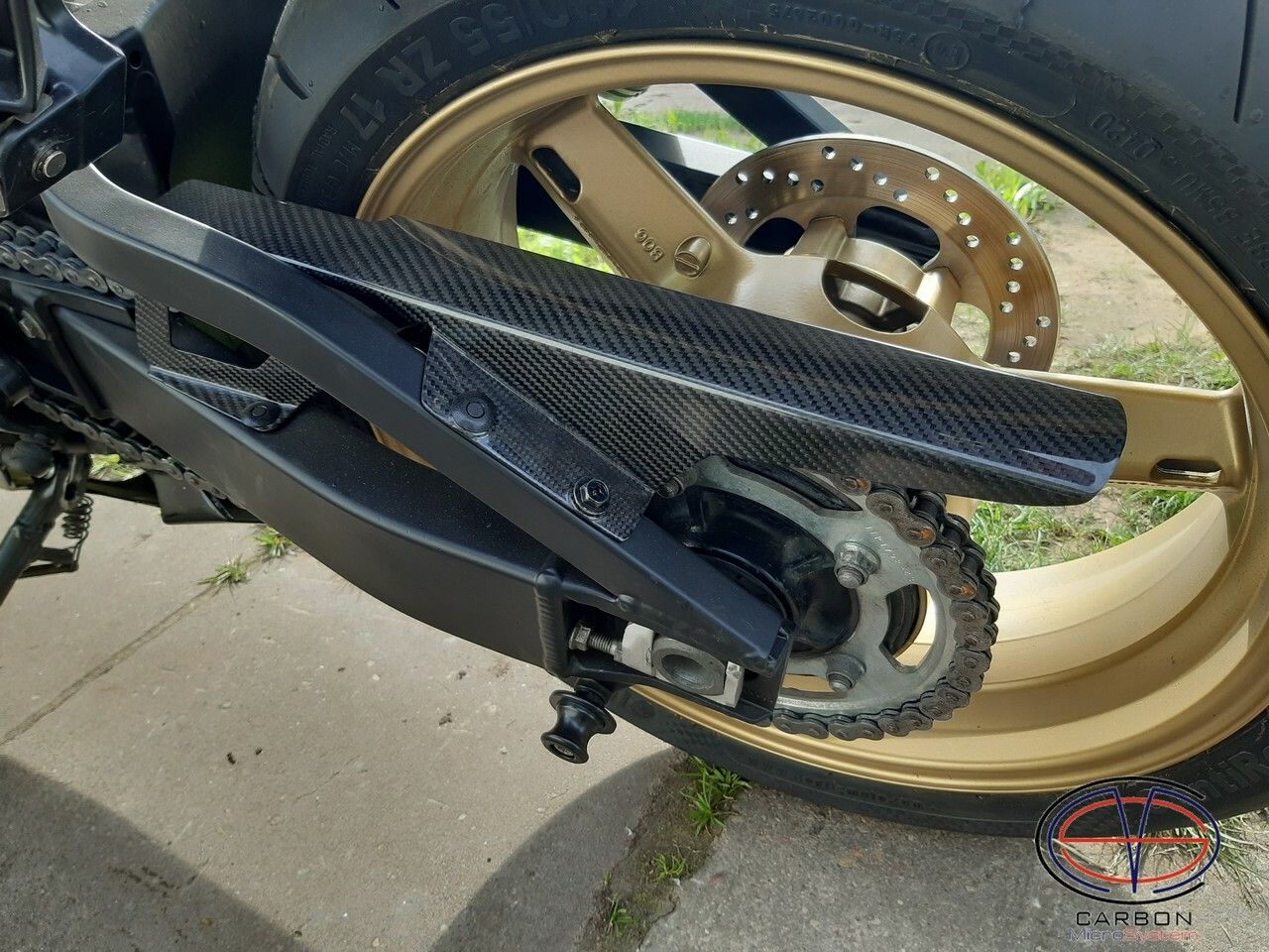 Chain Guard from Carbon Fiber Suzuki GSX-R600 GSX-R750