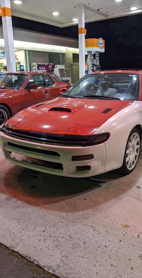 Front fenders for Toyota Celica ST18 from Fiberglass (wide body)