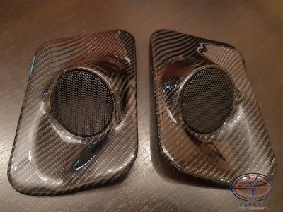 Rear Speaker Covers from Carbon fiber for Toyota Celica ST18