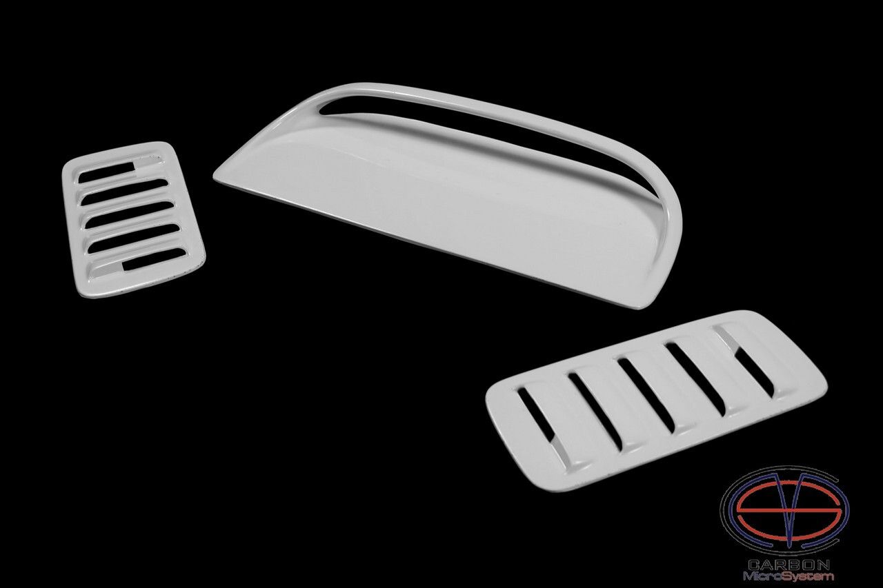 2 Inserts and Hood Scoop from Fiberglass for TOYOTA Celica  ST185 GT4